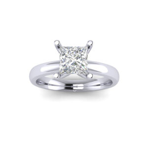 The best sparkling Dallas princess solitaire engagement rings