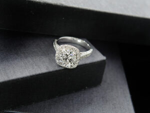 the best cushion cut diamond ring in Dallas