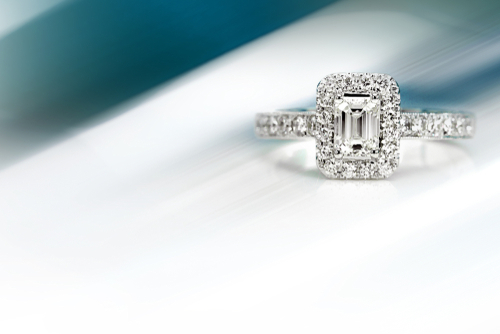 shop radiant engagement ring in Dallas