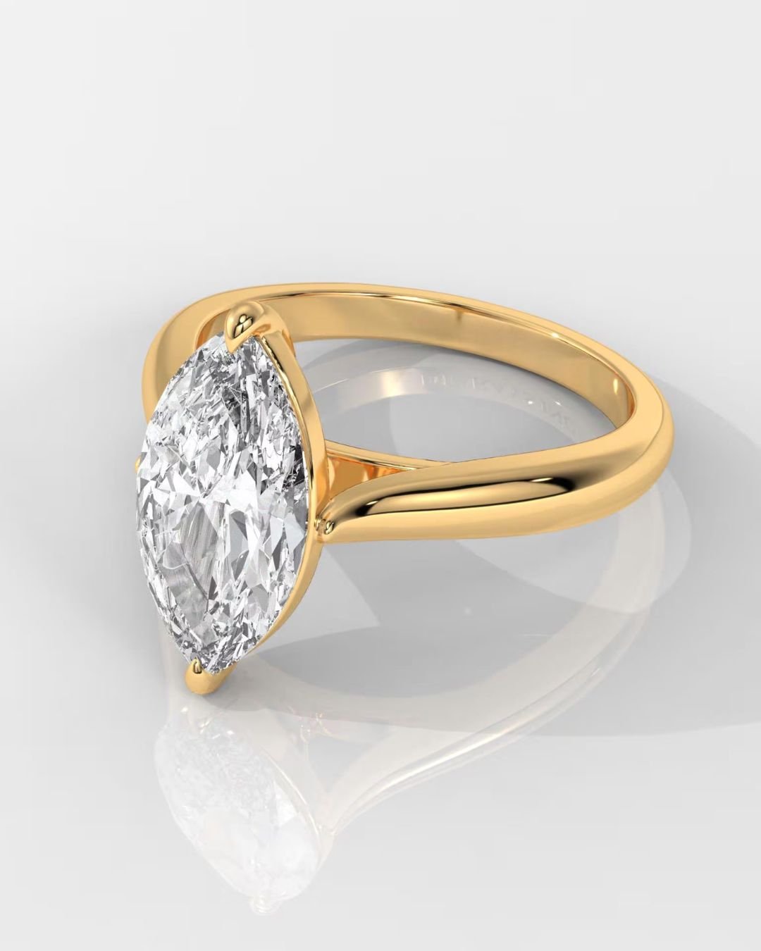 Marquise Lab Grown Diamond Engagement Ring
